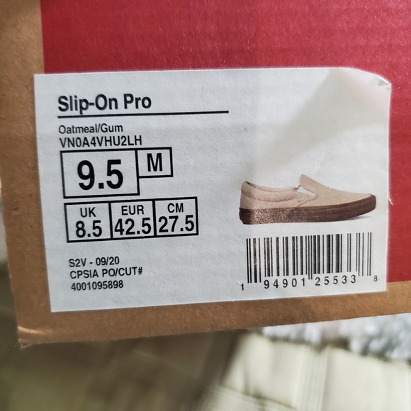 Vans Oatmeal Gum Slip-on 😋 (cl) - Picture 2 of 12